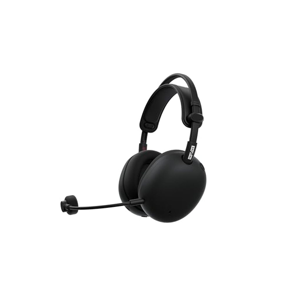 Sony INZONE H9 II Wireless Noise Cancelling Gaming Headset,WH-G910N, Lightweight, Detachable Cardoid AI Mic, WH-1000XM6 Drivers, 2.4GHz and Bluetooth, Soft Case, for PC, PS5, Switch, and Mobile, Black