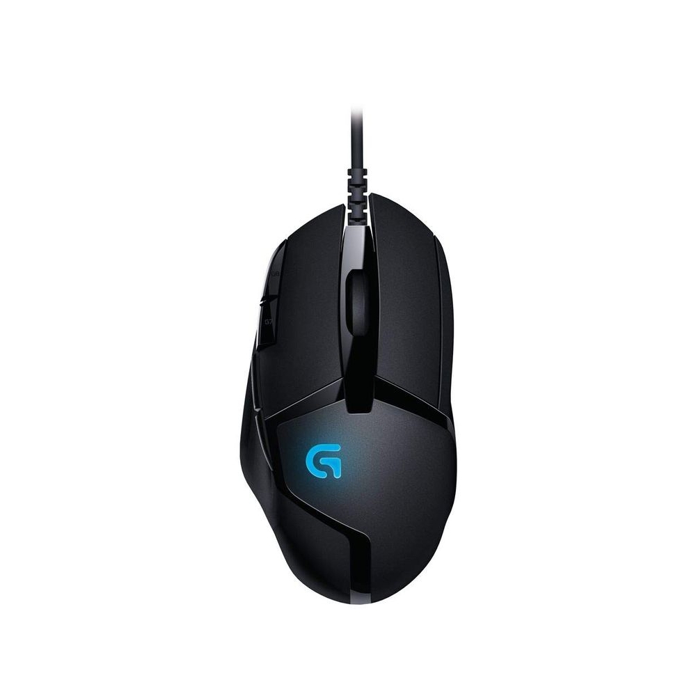 Logitech G402 Hyperion Fury USB Wired Gaming Mouse, 4,000 DPI, Lightweight, 8 Programmable Buttons, Compatible for PC/Mac - Black