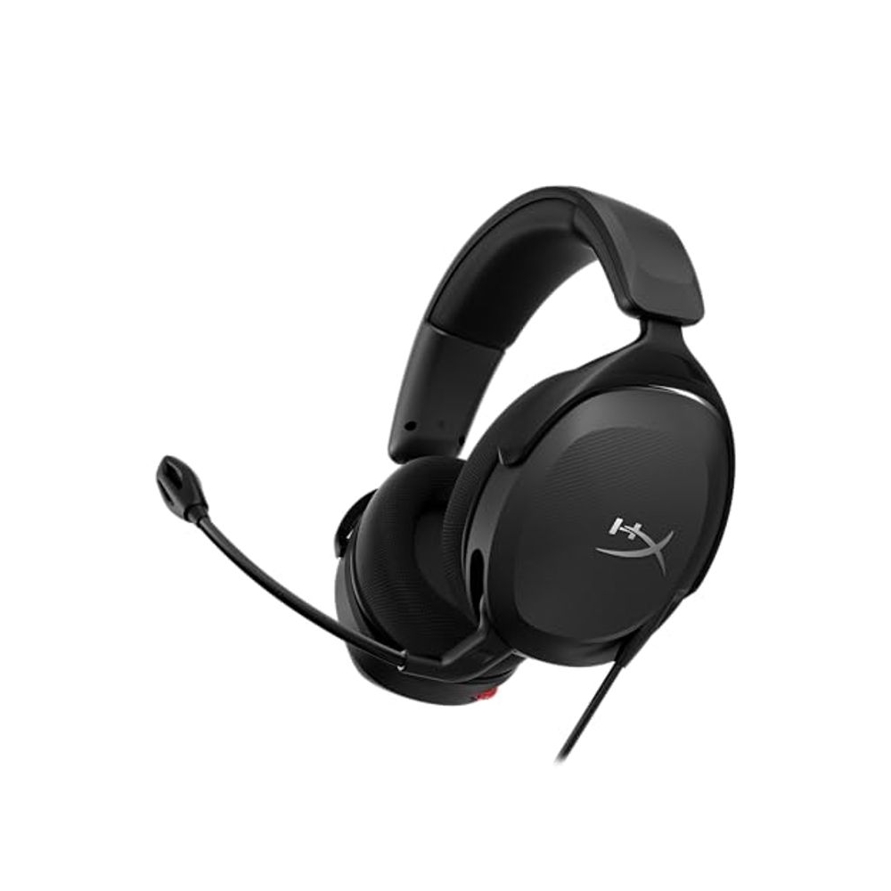 HyperX Cloud Stinger 2 Core Essential PC Gaming Wired Headset, Lightweight Over Ear Headset with mic, Swivel-to-Mute Function, 40mm Drivers (683L9AA), Black
