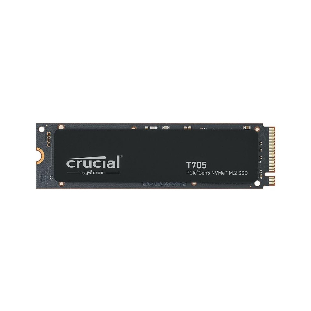 Crucial® T705 4TB PCIe Gen5 NVMe M.2 SSD with heatsink