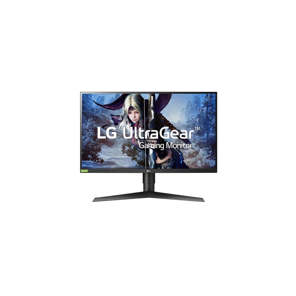 LG 27" (69CM) Ultragear™ QHD Monitor LCD 2560 X 1440 Pixels Nano IPS - True 1 Ms, 144 Hz, G-Sync Compatible, HDR 10, HDMI X 2,DP, Height Adjust & Pivot Stand - 27GL850 (Black)