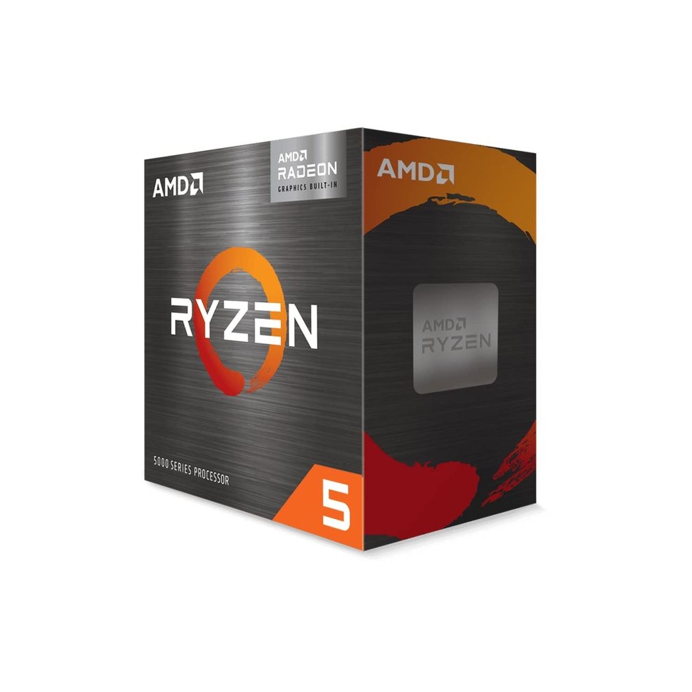 AMD Ryzen 5 5600G Desktop Processor with 6-core/12-thread, 19MB Cache, up to 4.4 GHz max Boost and Radeon Graphics