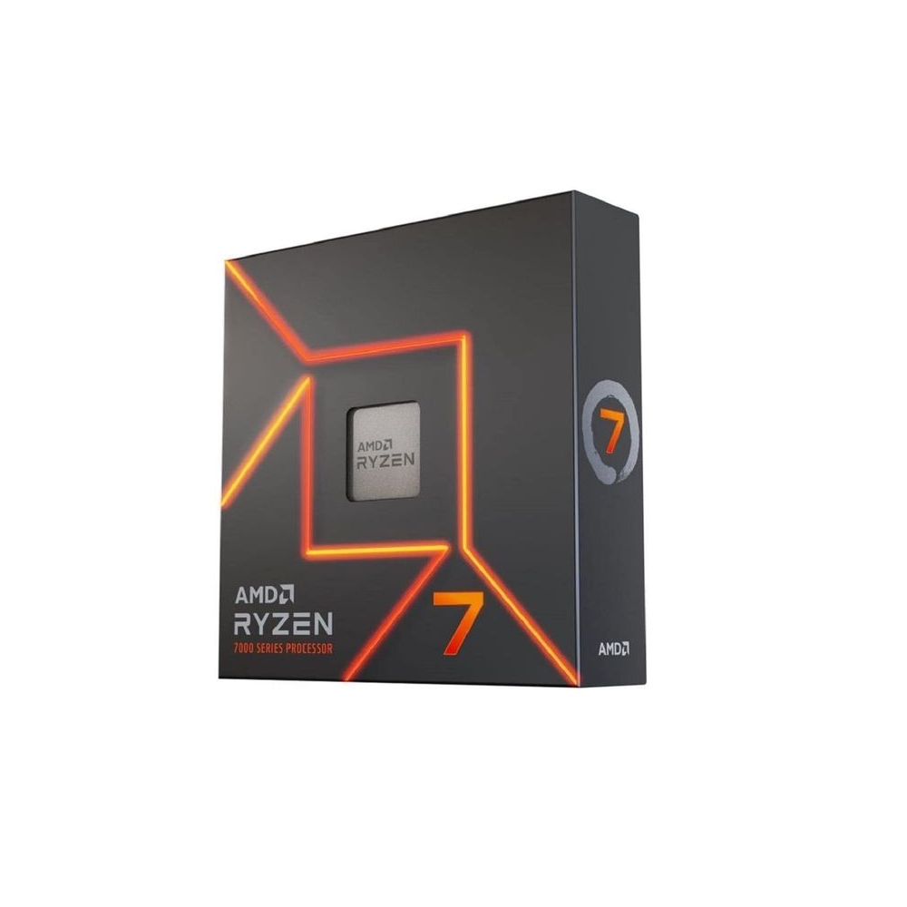 AMD 7000 Series Ryzen 7 7700X Desktop Processor 8 cores 16 Threads 40 MB Cache 4.5 GHz Up to 5.4 GHz Socket AM5, 600 Series Chipset (100-100000591WOF)