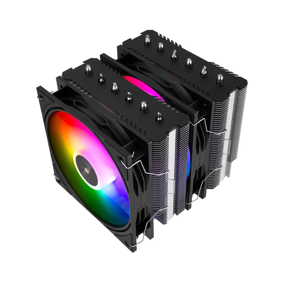 Thermalright Peerless Assassin 120 SE ARGB Black V3 CPU Air Cooler, 6 Copper Heat Pipes, Double Towers Double Fans, 155mm High, for AM4/AM5,Intel LGA1851/1700/115X/1200