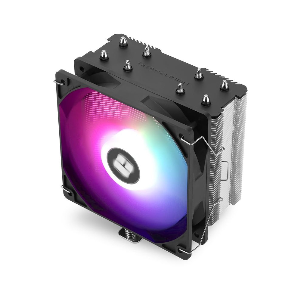 Thermalright Assassin X 120R SE V2 CPU Cooler, 4×6mm Heat Pipes, 1550RPM Speed 120mm RGB PWM Quiet Fan CPU Cooler with S-FDB Bearing, for AMD AM4 AM5/Intel 1700/1150/1151/1200/1851