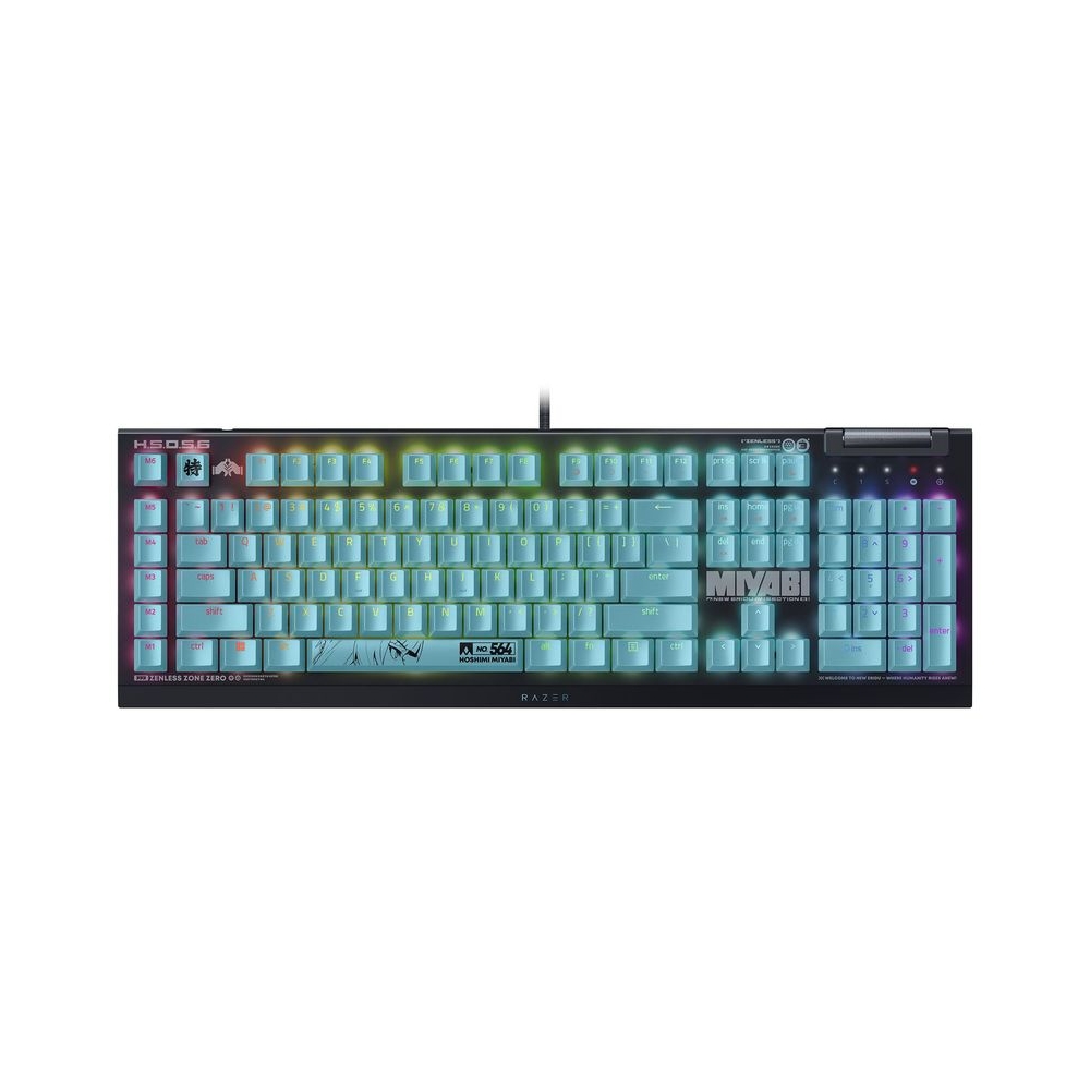 Buy Razer BlackWidow V4 X Mechanical Gaming Keyboard: Green Switches Tactile & Clicky - 6 Macro Keys - Chroma RGB - Doubleshot ABS Keycaps - Sound Dampening & Stabilizers - Zenless Zone Zero Edition Best Price in Lebanon, Express Delivery Beirut, Tripoli, Sidon, Tyre, Byblos, Jounieh, Zahle, Baalbek, Nabatieh, Zgharta