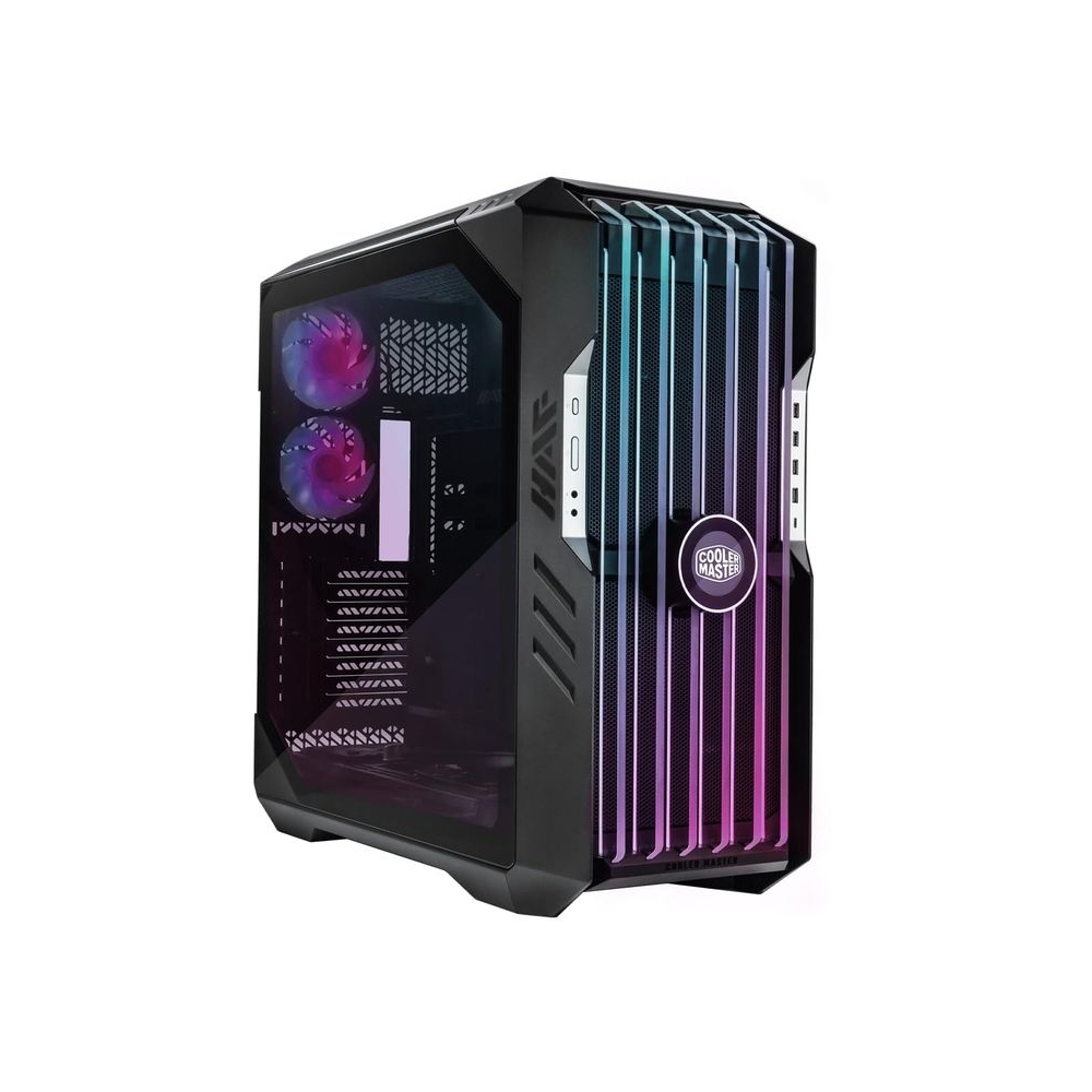 Cooler Master Tempered_Glass Haf 700 Evo E-Atx High Airflow Pc Case With Iris Customizable Lcd .Breathable Tg Front Panel,200Mm Sickleflow Argb Fans,1 X Usb 3.2 Gen 2 Type C,4 X Usb 3.2 Gen 1(3.0)