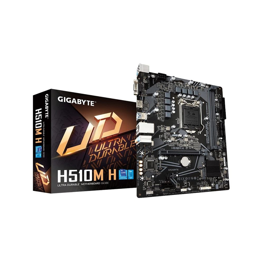GIGABYTE H510M H Ultra Durable MicroATX Motherboard LGA 1200 DDR4 DIMM