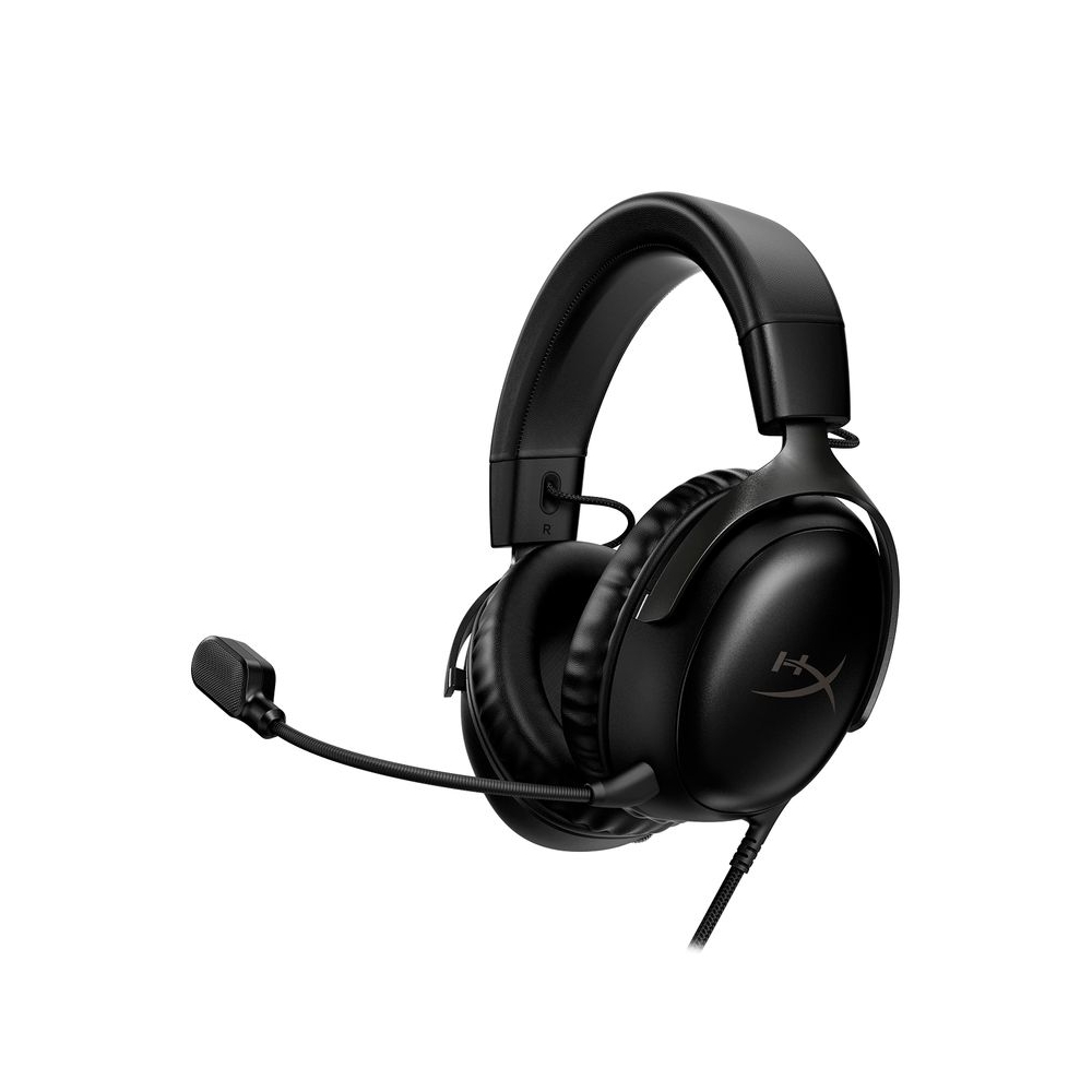 HyperX Cloud III Over Ear Wired Gaming Headset, PC, PS5, Xbox Series X|S, Angled 53Mm Drivers, DTS, Memory Foam, Durable Frame, Ultra-Clear 10Mm Mic, USB-C, USB-A, 3.5Mm Black (727A8AA)
