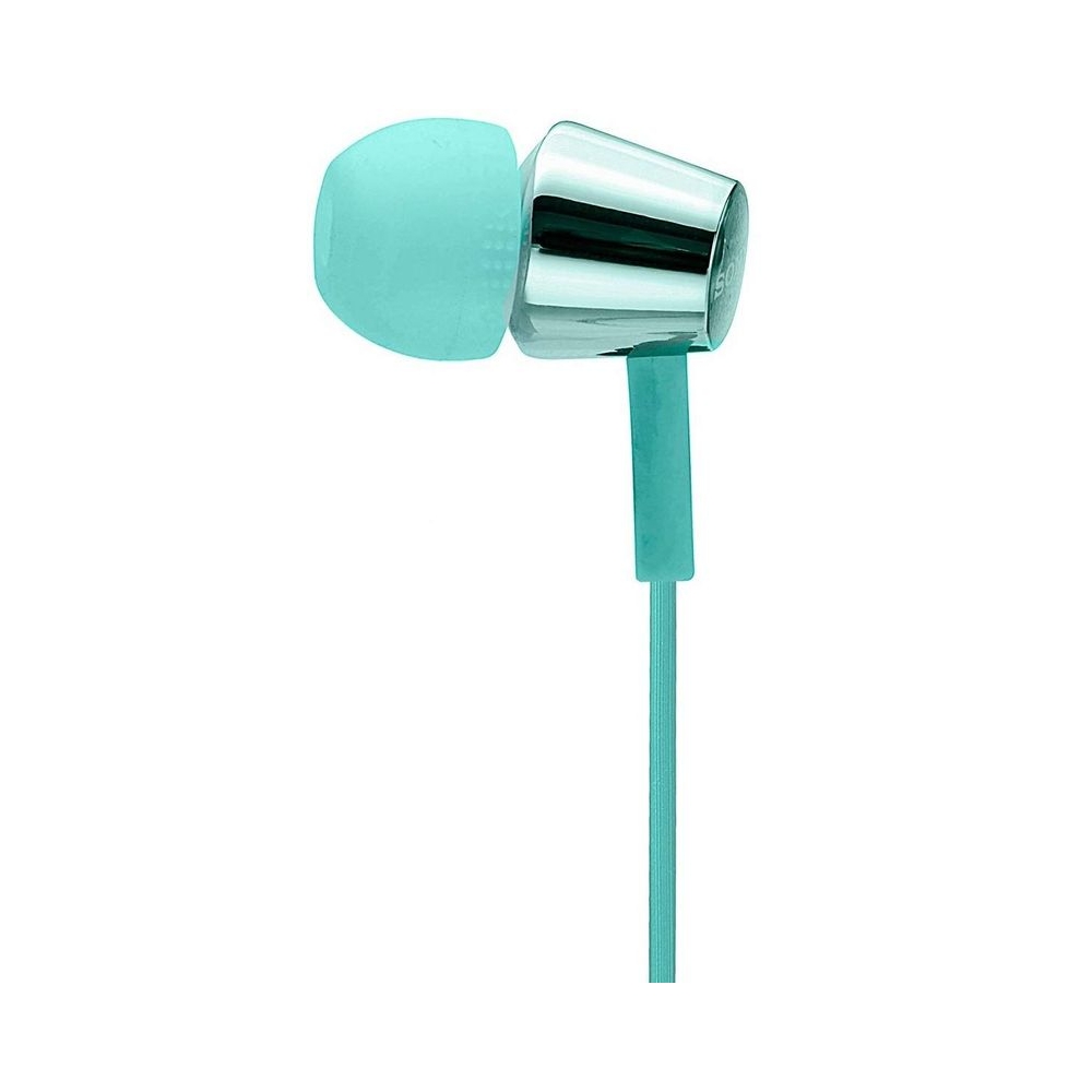 Sony MDR-EX155AP Wired in Ear Headphones with Tangle Free Cable, 3.5mm Jack, Headset with Mic for Phone Calls and 1 Year Warranty - (Mint Blue)