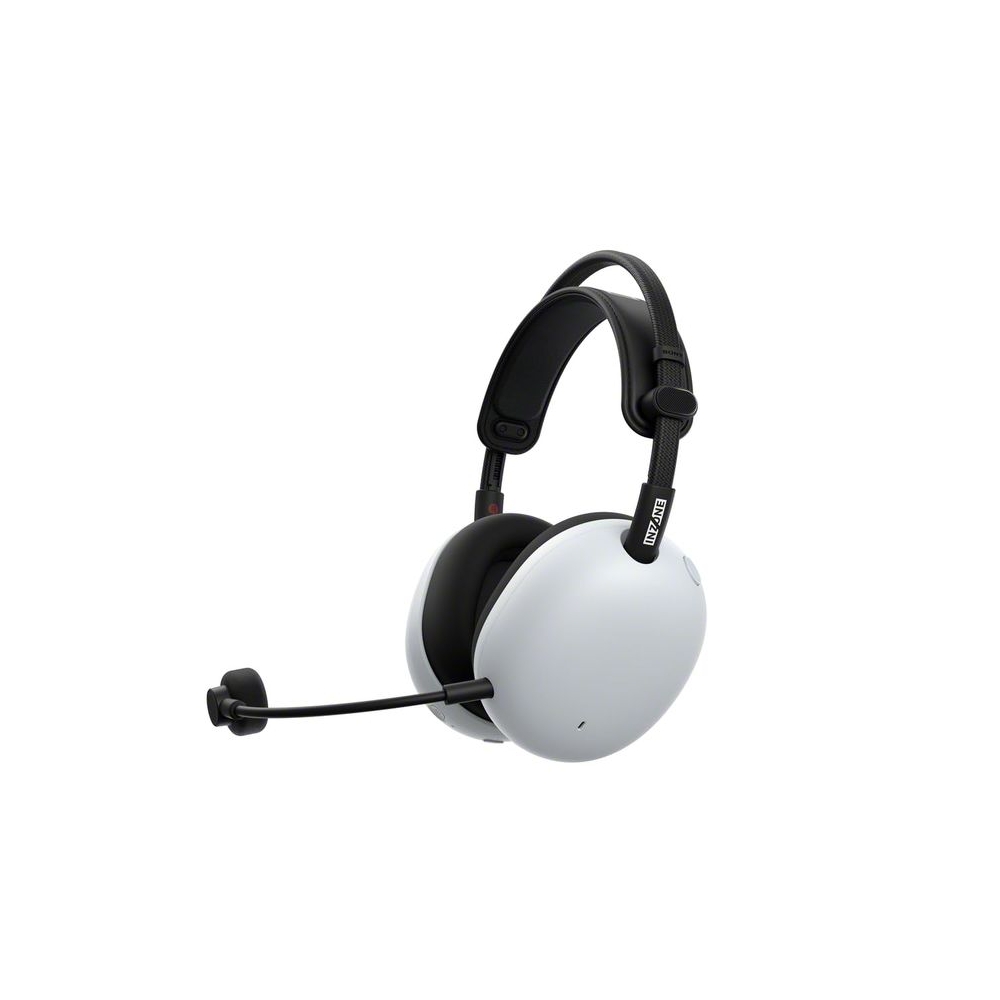 Sony INZONE H9 II Wireless Noise Cancelling Gaming Headset,WH-G910N, Lightweight, Detachable Cardoid AI Mic, WH-1000XM6 Drivers, 2.4GHz and Bluetooth, Soft Case, for PC, PS5, Switch, and Mobile, White