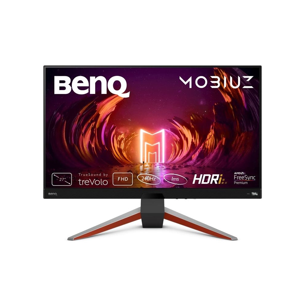 BenQ MOBIUZ EX270M 27" 240Hz 1ms MPRT IPS Full HD HDR Gaming Monitor | FreeSync Premium| Height Adjustment| 99% sRGB| 400nits| Black Equalizer| treVolo Speakers| HDMI| DP| USB 3.0 Hub (Metallic Grey)