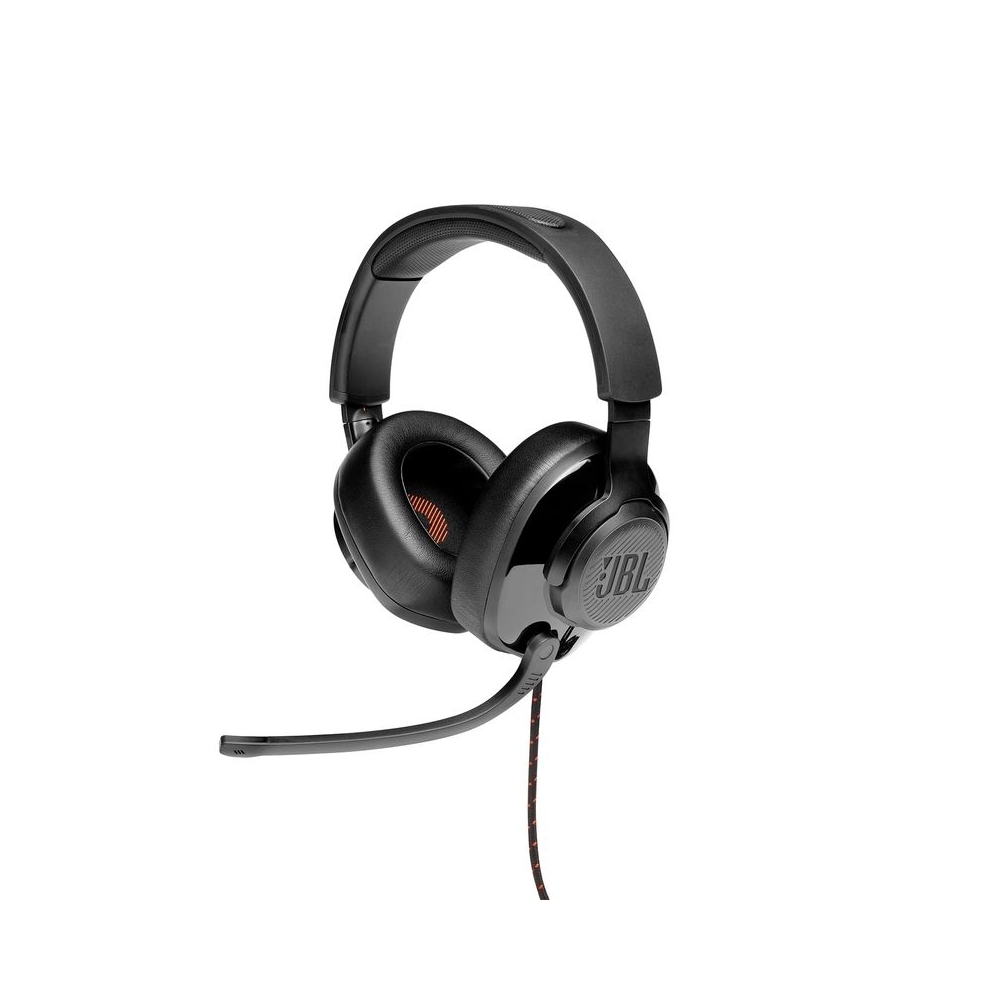 JBL Quantum Wired Over Ear Headphones with Mic (Black)