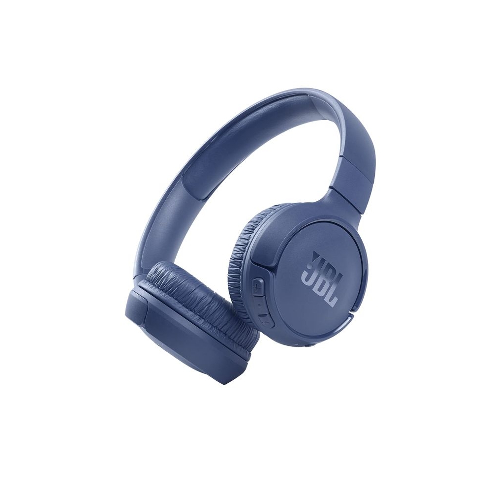 JBL Tune 510BT, On Ear Wireless Headphones with Mic, up to 40 Hours Playtime, Pure Bass, Quick Charging, Dual Pairing, Bluetooth 5.0 & Voice Assistant Support for Mobile Phones (Blue)