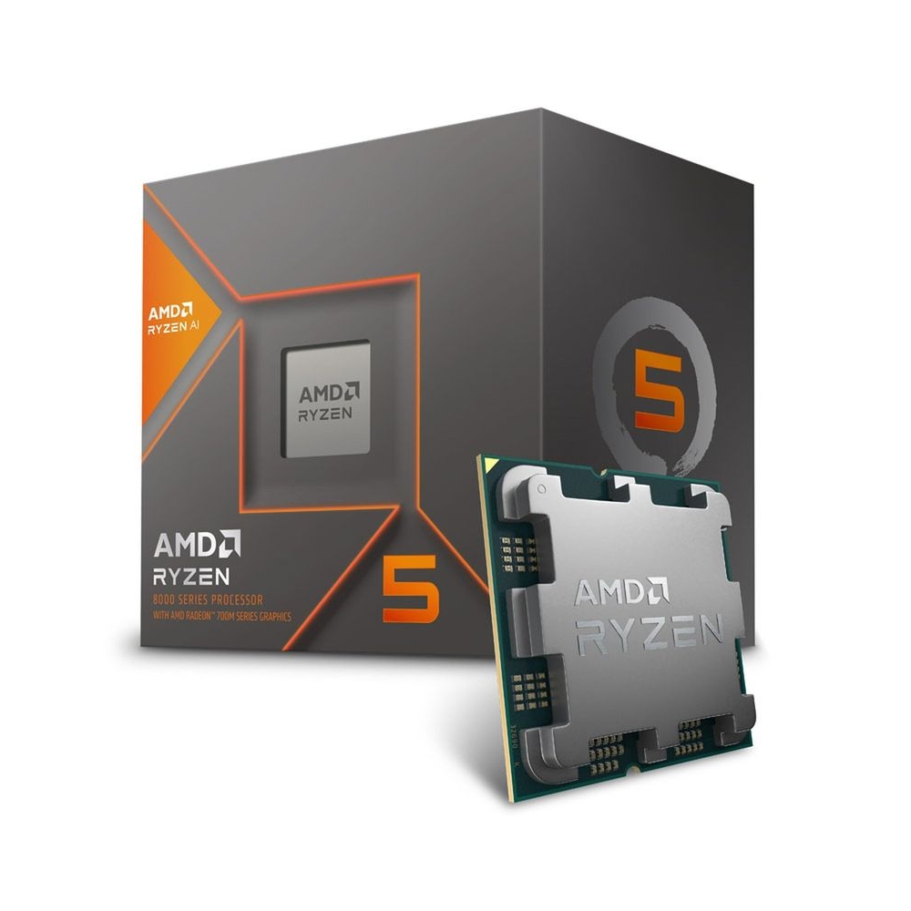 AMD Ryzen 5 8600G Desktop Processor 6 cores 12 Threads 22 MB Cache 4.3 GHz Upto 5 GHz AM5 Socket (100-100001237BOX)