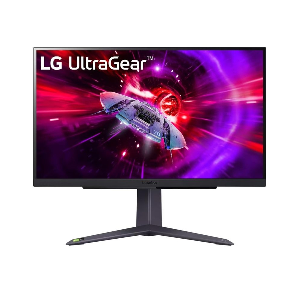 LG UltraGear™ Gaming Monitor(27") QHD IPS Display(2560*1440), Smooth Gameplay:165Hz & 1ms, HDR 10, sRGB 99%(Typ.), G-SYNC®, AMD FreeSync™ Premium, Anti-Glare, Height, Pivot, HDMI, DP, HP Out, 27GR75Q