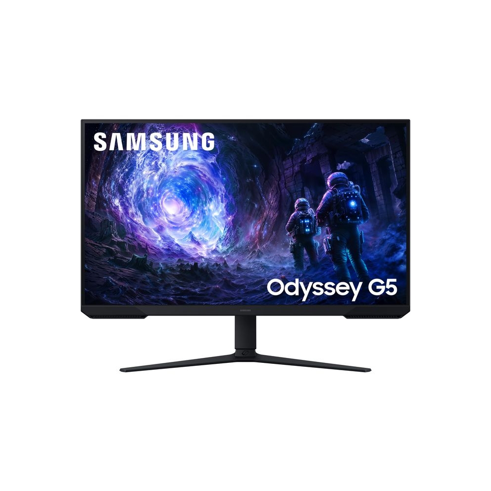 Samsung 32" Odyssey G5 Gaming Monitor with QHD|180Hz Refresh Rate|1ms Response time|FreeSync|HDR10|Height Adjustable Stand - Tilt/Swivel/Pivot|Display Port|Headphone|HDMI|LS32FG510EWXXL|Black