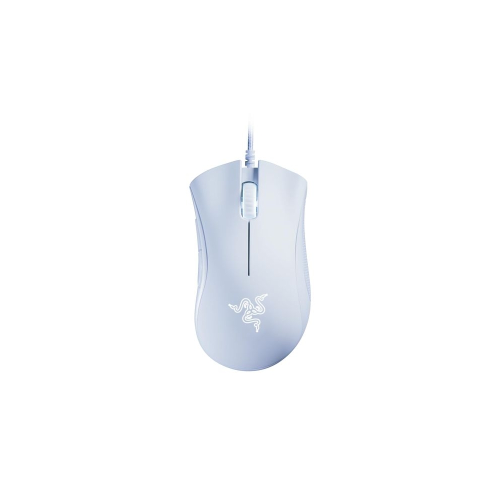 Razer DeathAdder Essential White Edition - 6400 DPI Ergonomic Wired Gaming Mouse - RZ01-03850200-R3M1