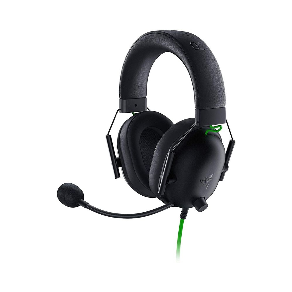 Razer Blackshark V2 X - Gaming Wired Headphones On Ear Headphones with Mic Black