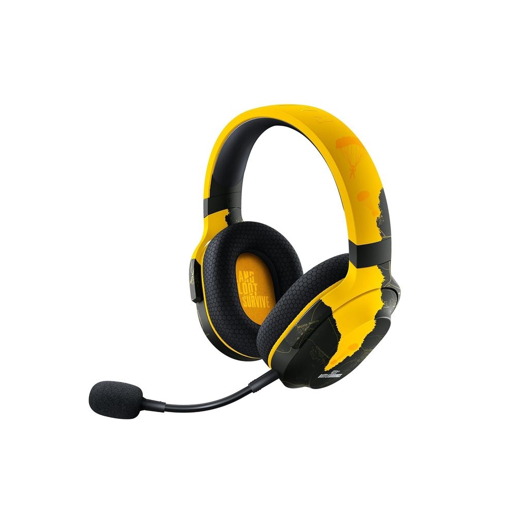 Razer Barracuda X Wireless Gaming & Mobile Headset (PC, PlayStation, Switch, Android, iOS): 2.4GHz Wireless + Bluetooth - Lightweight - 40mm Drivers - Detachable Mic - 50 Hr Battery - PUBG Edition